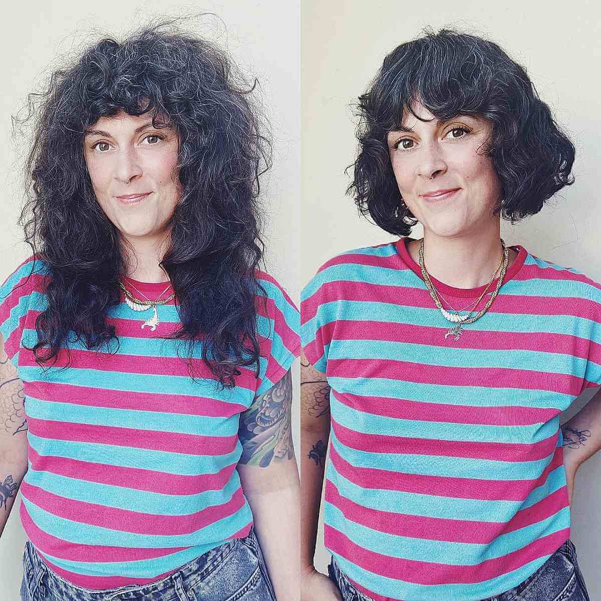 32 Short, Curly Bob Haircuts That Are Cute and Flattering