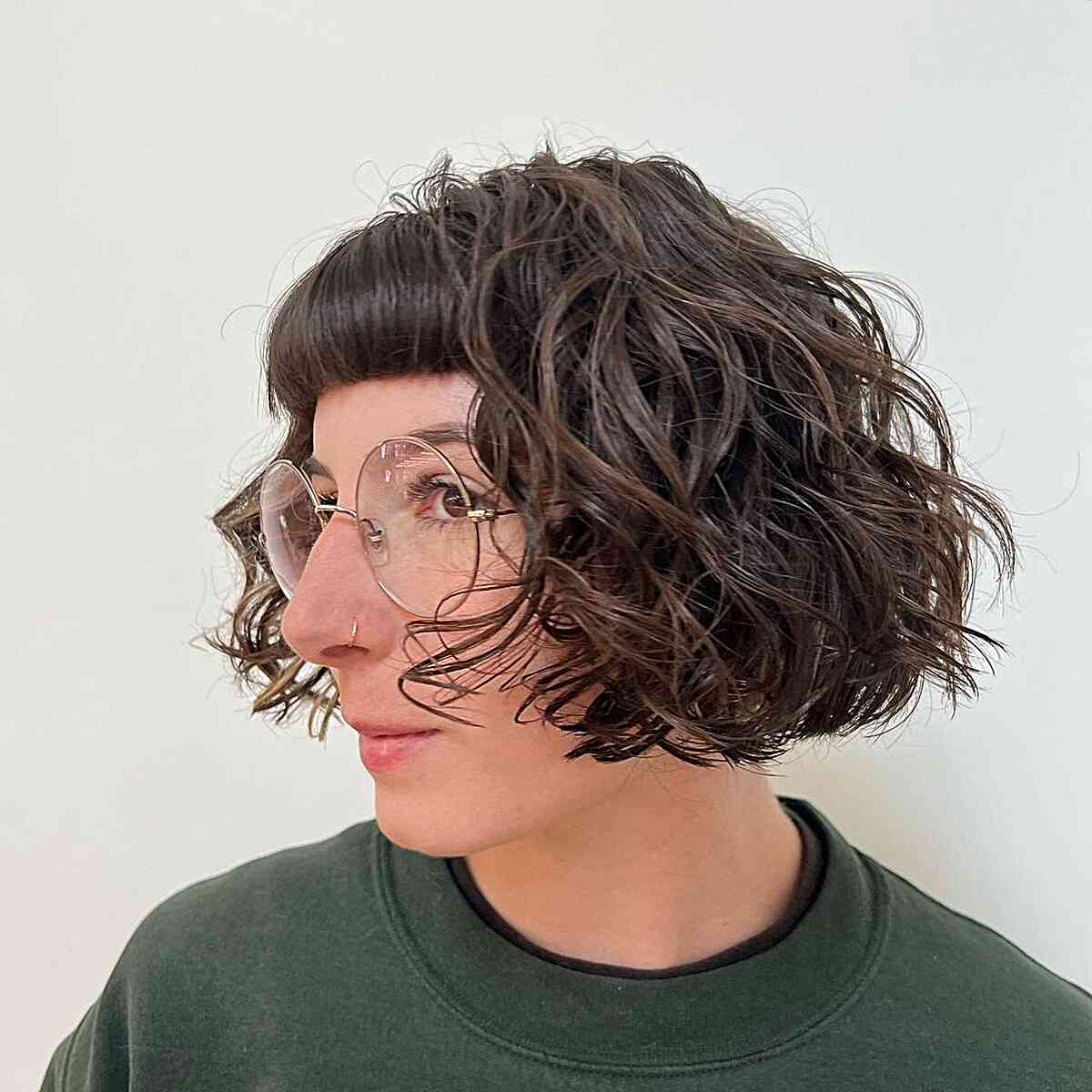 28 Best Curly Bob with Bangs for the Most Flattering Haircut & Hairstyle