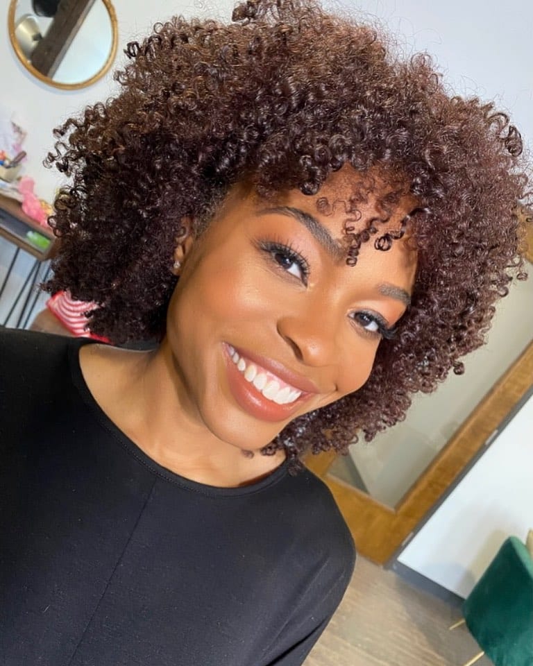 28 Best Curly Bob with Bangs for the Most Flattering Haircut & Hairstyle