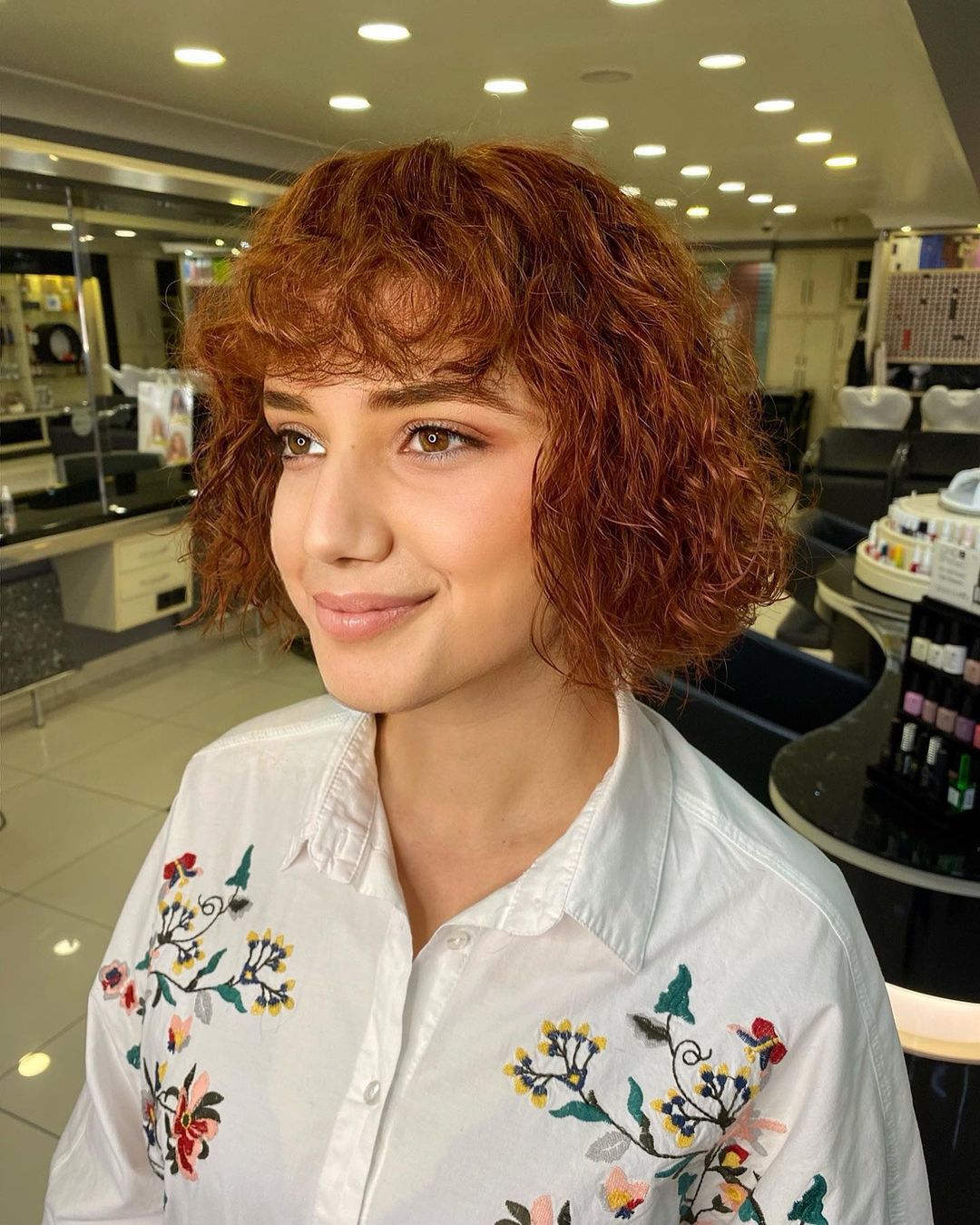 28 Best Curly Bob with Bangs for the Most Flattering Haircut & Hairstyle