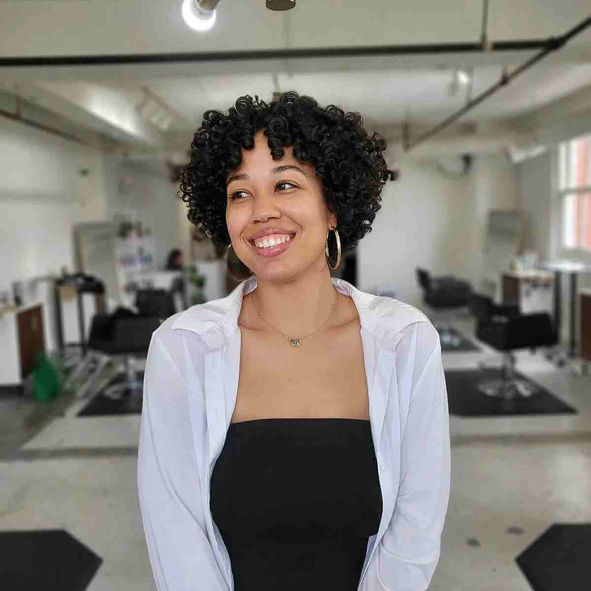 28 Best Curly Bob with Bangs for the Most Flattering Haircut & Hairstyle