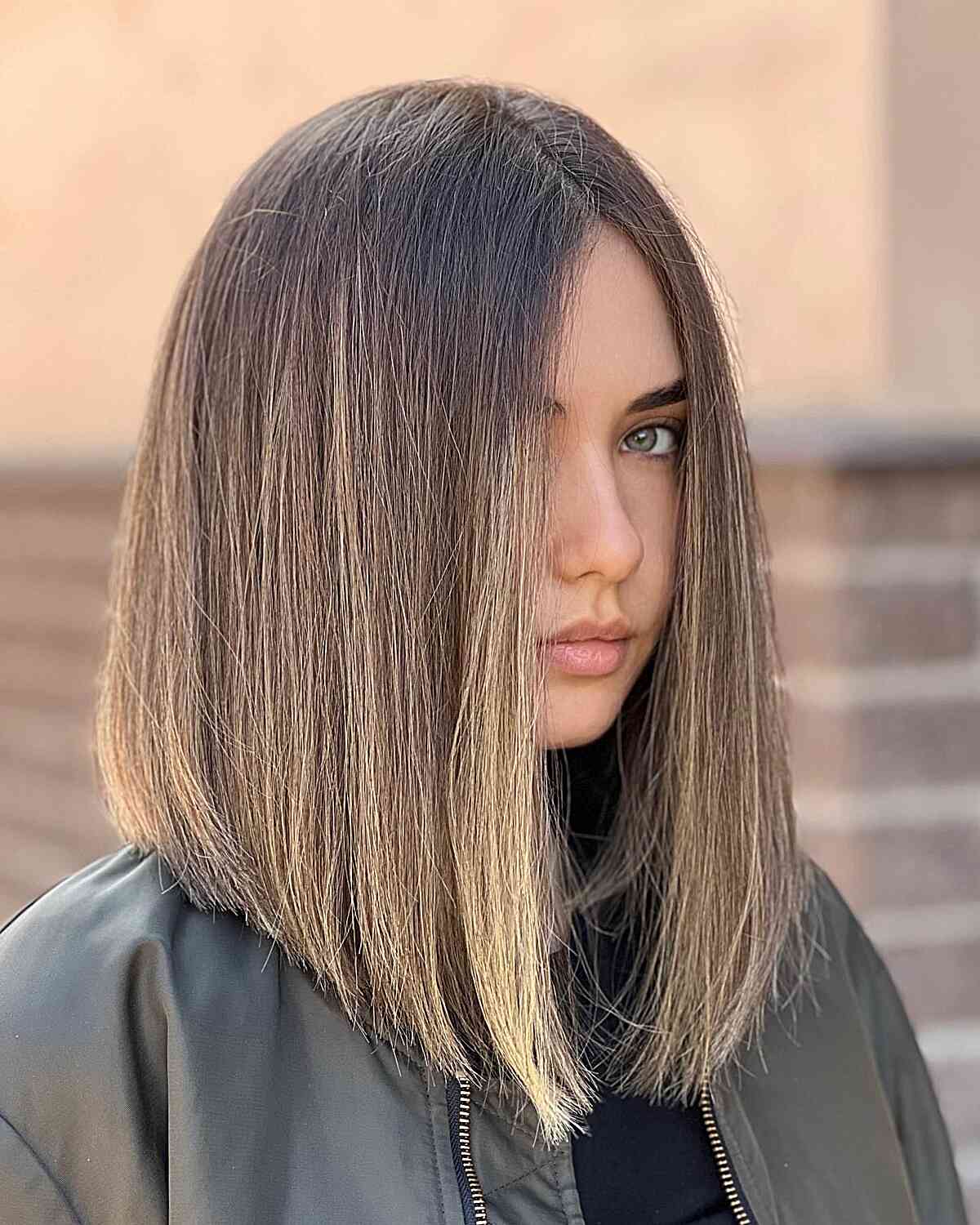 50 Long Angled Bob Haircuts for a Cool, Dramatic Look