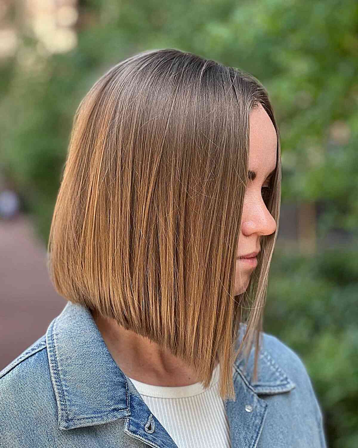 50 Long Angled Bob Haircuts for a Cool, Dramatic Look