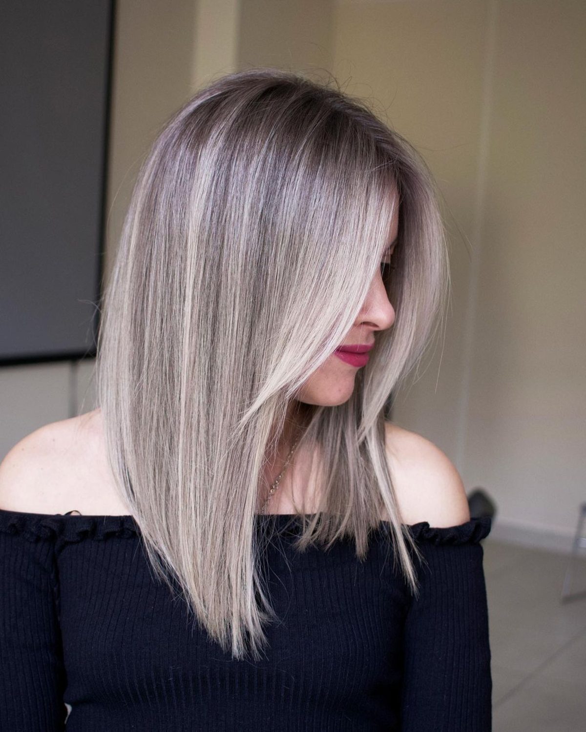 50 Long Angled Bob Haircuts for a Cool, Dramatic Look
