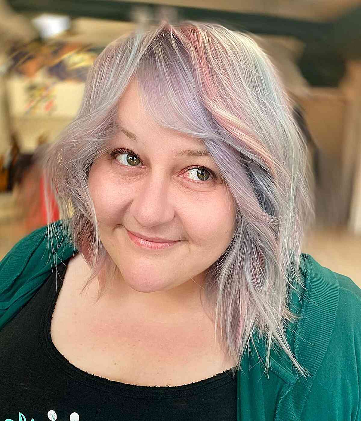 50 Long Angled Bob Haircuts for a Cool, Dramatic Look