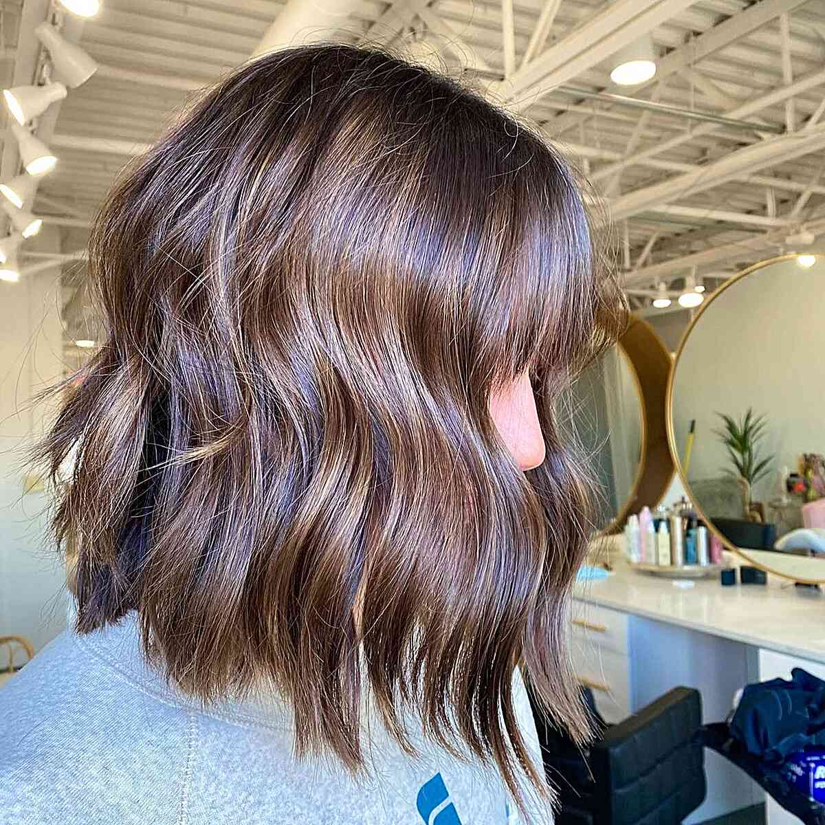 50 Long Angled Bob Haircuts for a Cool, Dramatic Look
