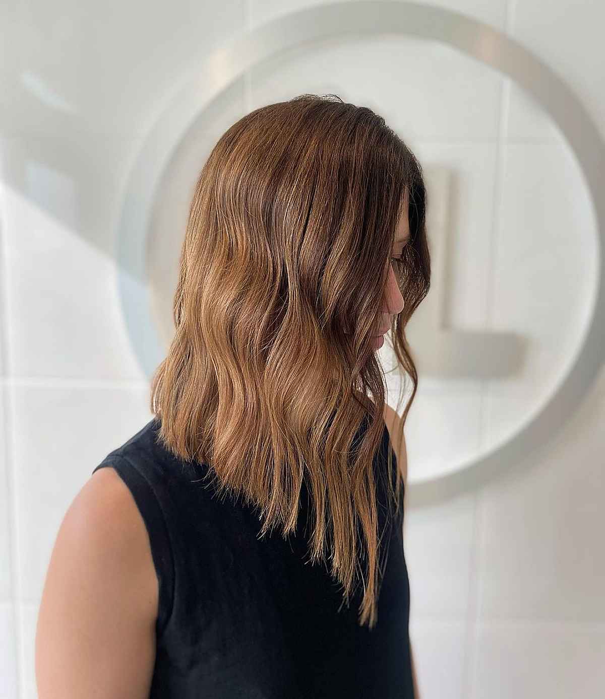 50 Long Angled Bob Haircuts for a Cool, Dramatic Look