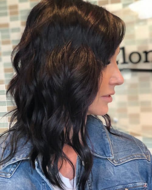 50 Long Angled Bob Haircuts for a Cool, Dramatic Look