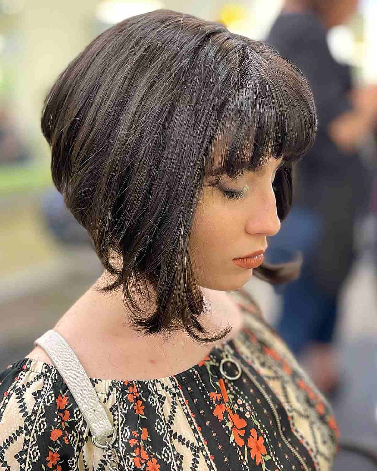 50 Long Angled Bob Haircuts for a Cool, Dramatic Look