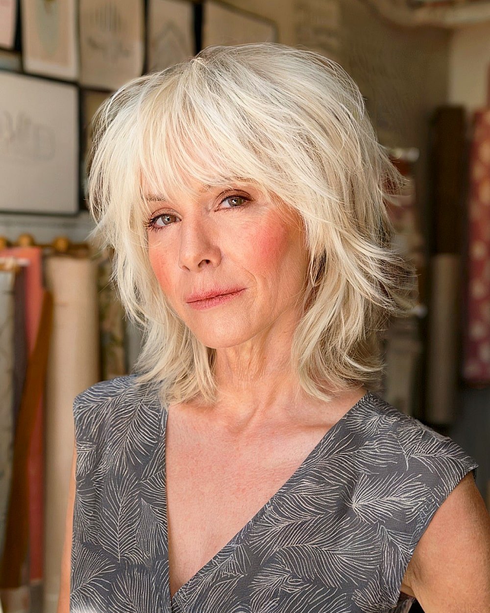 20+ Youthful Shaggy Bob Haircuts for Women Over 50 with Fine Hair in 2025