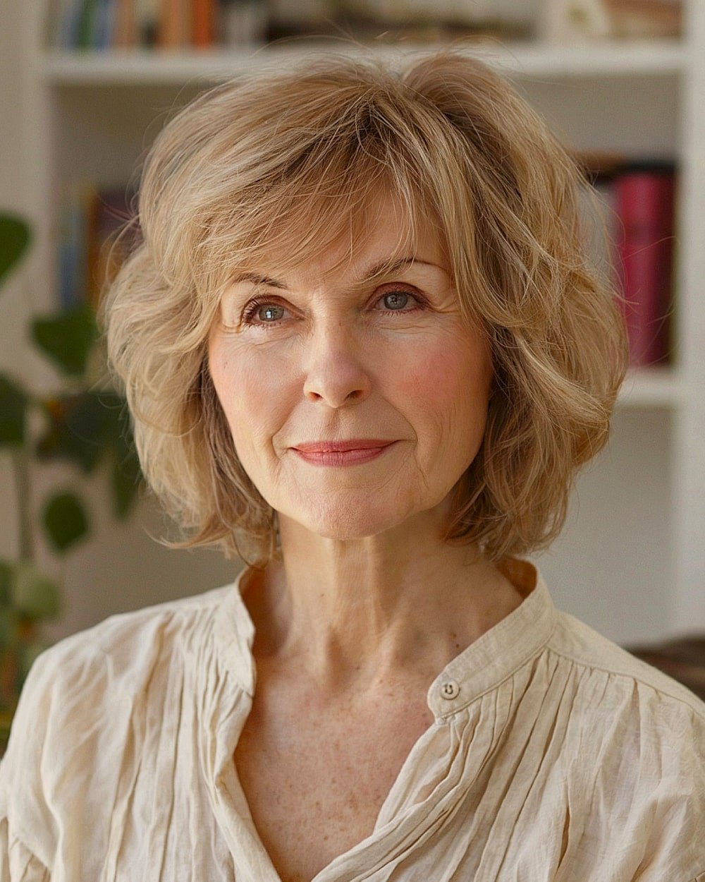 20+ Youthful Shaggy Bob Haircuts for Women Over 50 with Fine Hair in 2025