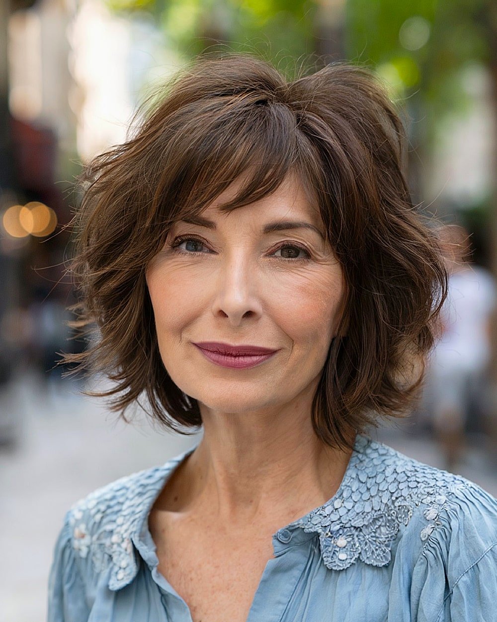 20+ Youthful Shaggy Bob Haircuts for Women Over 50 with Fine Hair in 2025