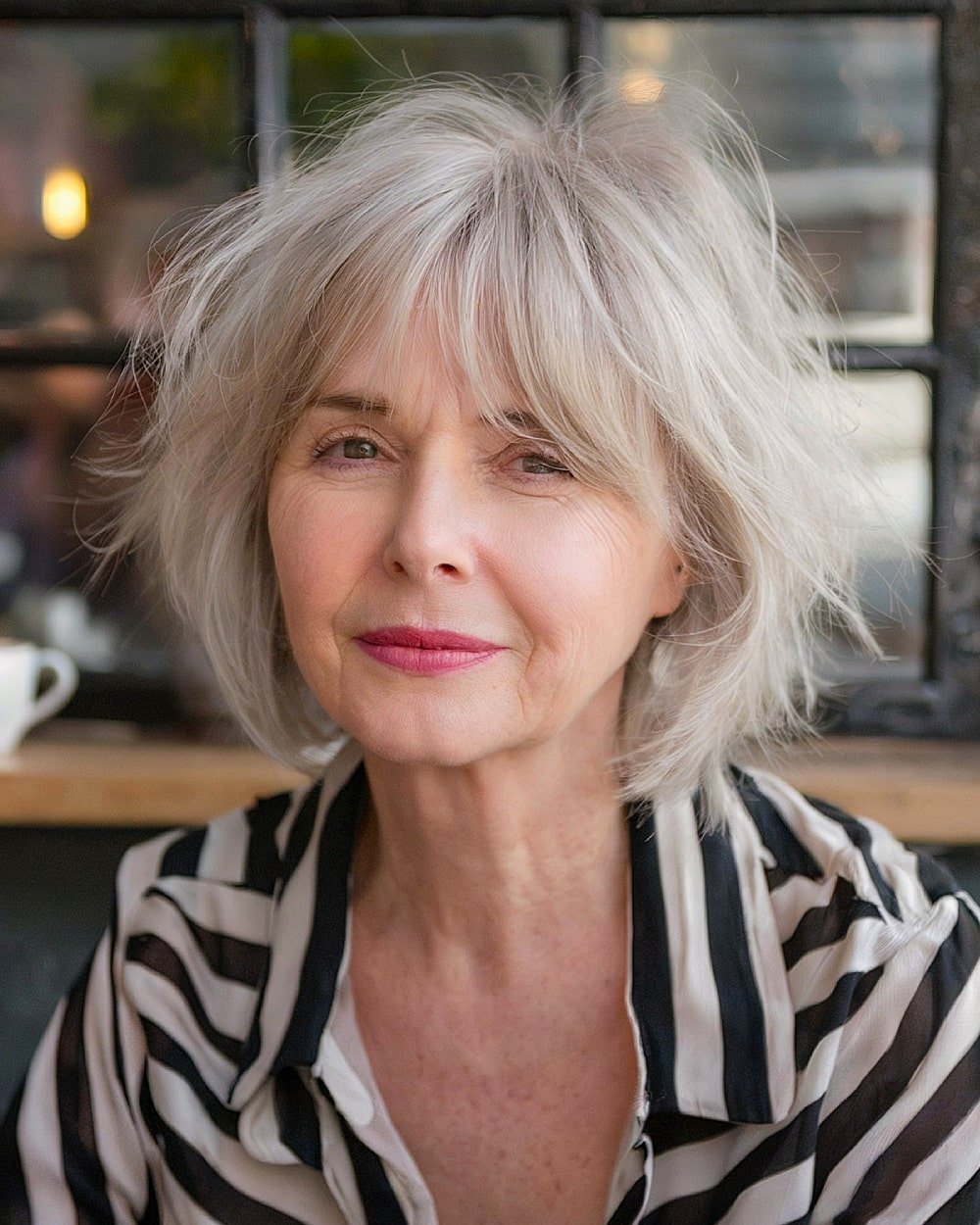 20+ Youthful Shaggy Bob Haircuts for Women Over 50 with Fine Hair in 2025