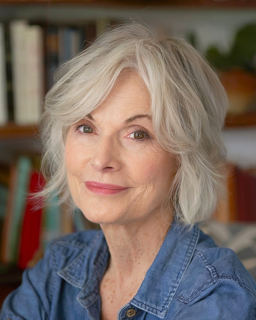 20+ Youthful Shaggy Bob Haircuts for Women Over 50 with Fine Hair in 2025