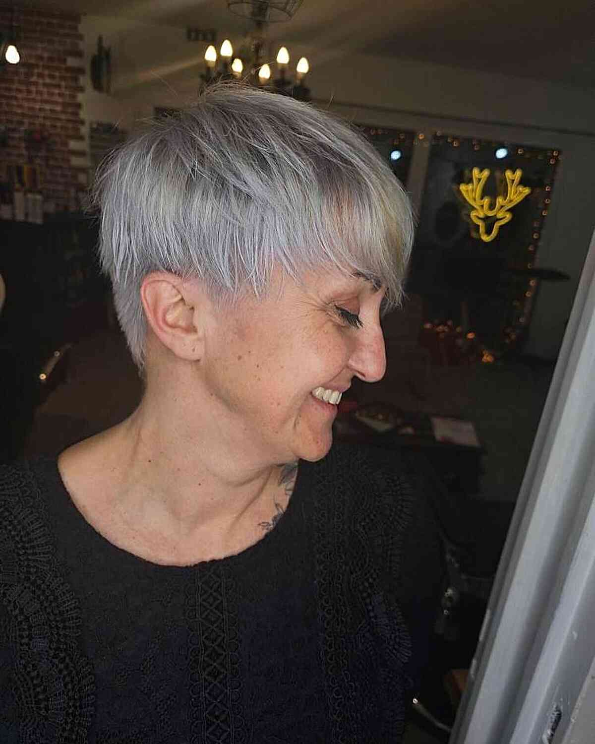 25 Age-Defying Hairstyles for Women Over 50 with Grey Hair