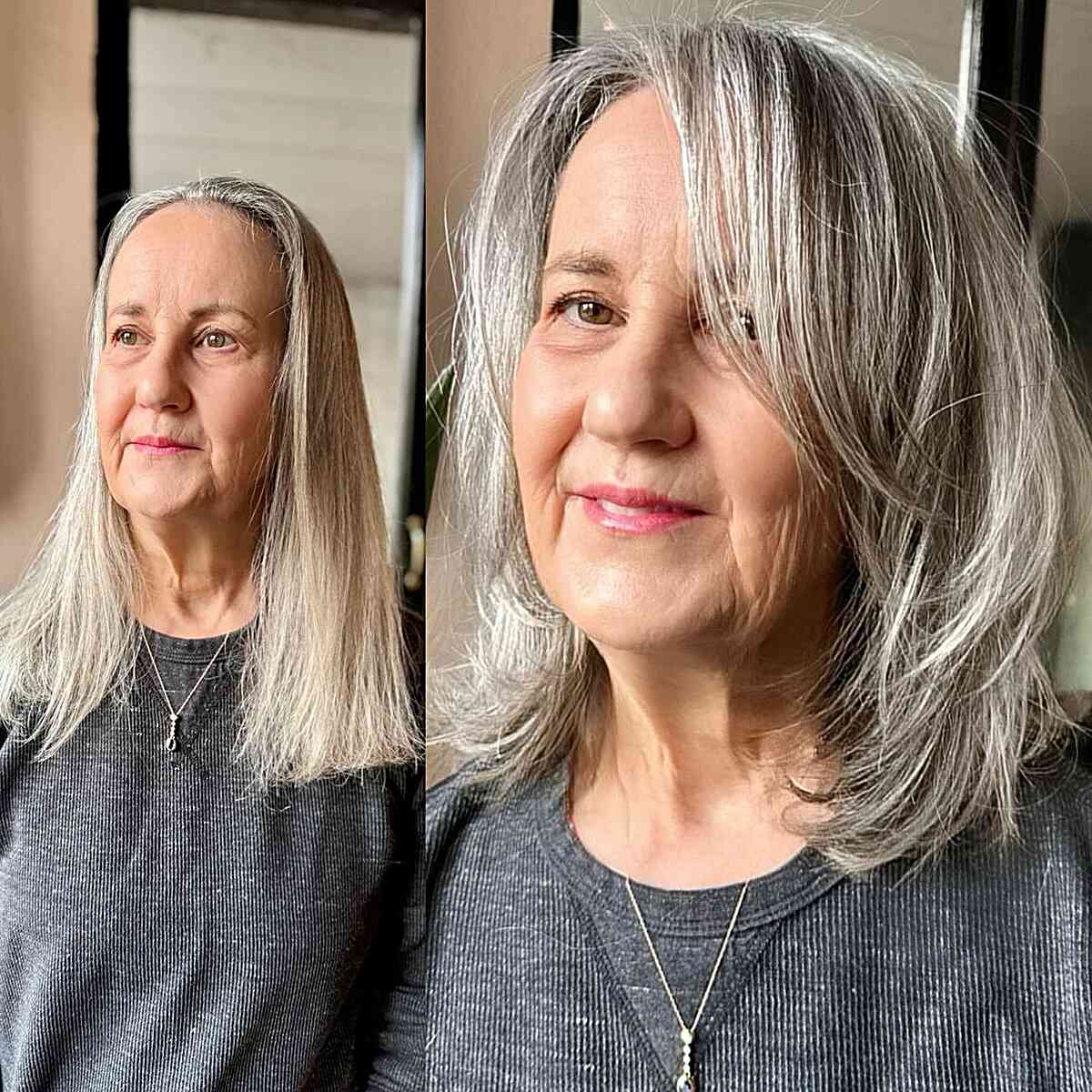 25 Age-Defying Hairstyles for Women Over 50 with Grey Hair