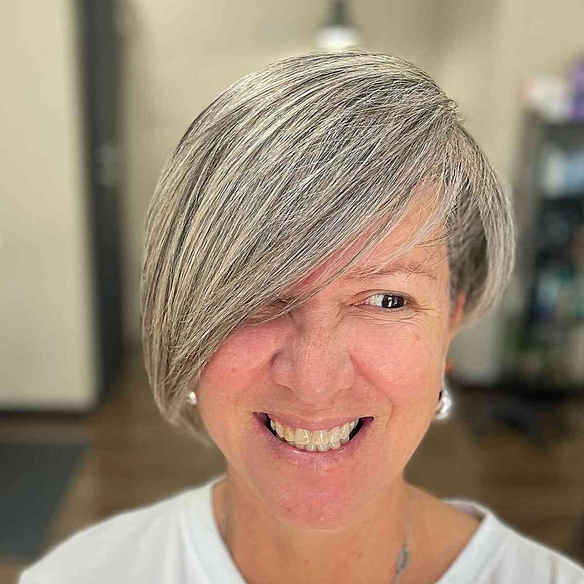 25 Age-Defying Hairstyles for Women Over 50 with Grey Hair