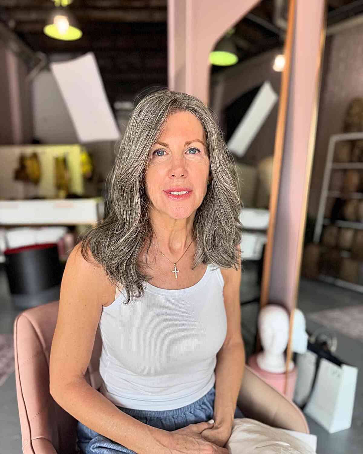 25 Age-Defying Hairstyles for Women Over 50 with Grey Hair
