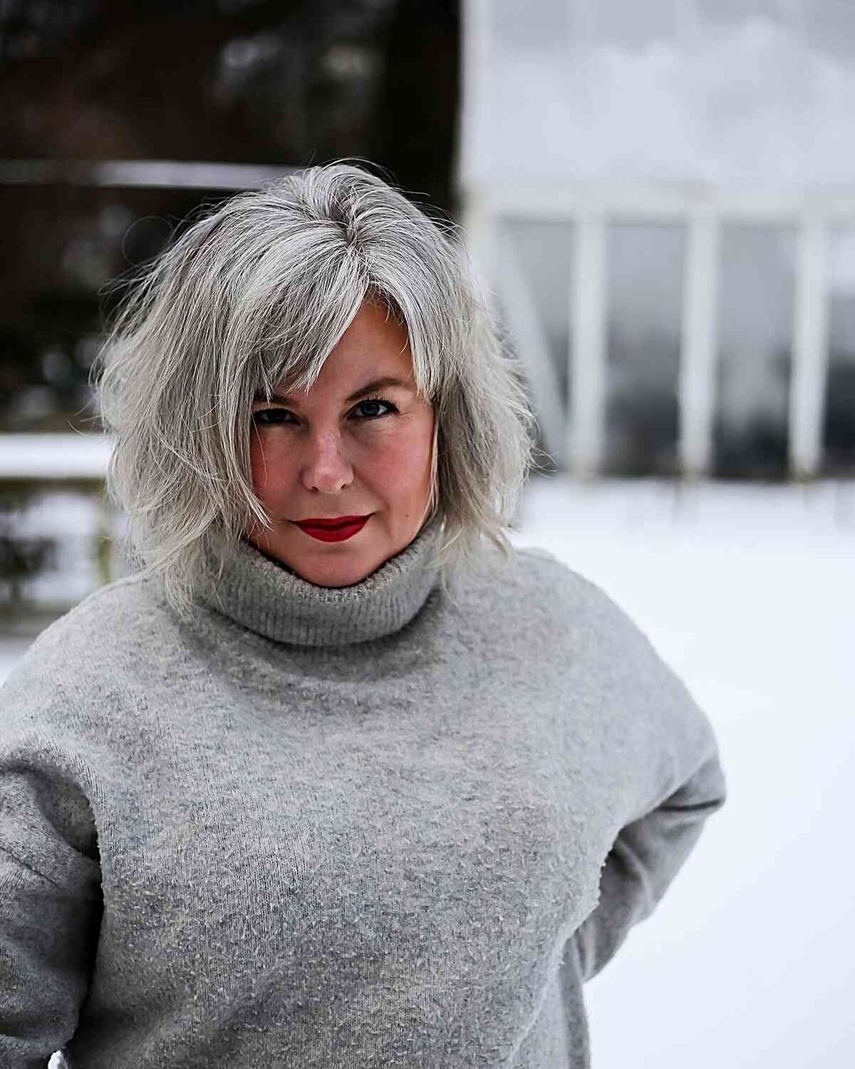 25 Age-Defying Hairstyles for Women Over 50 with Grey Hair