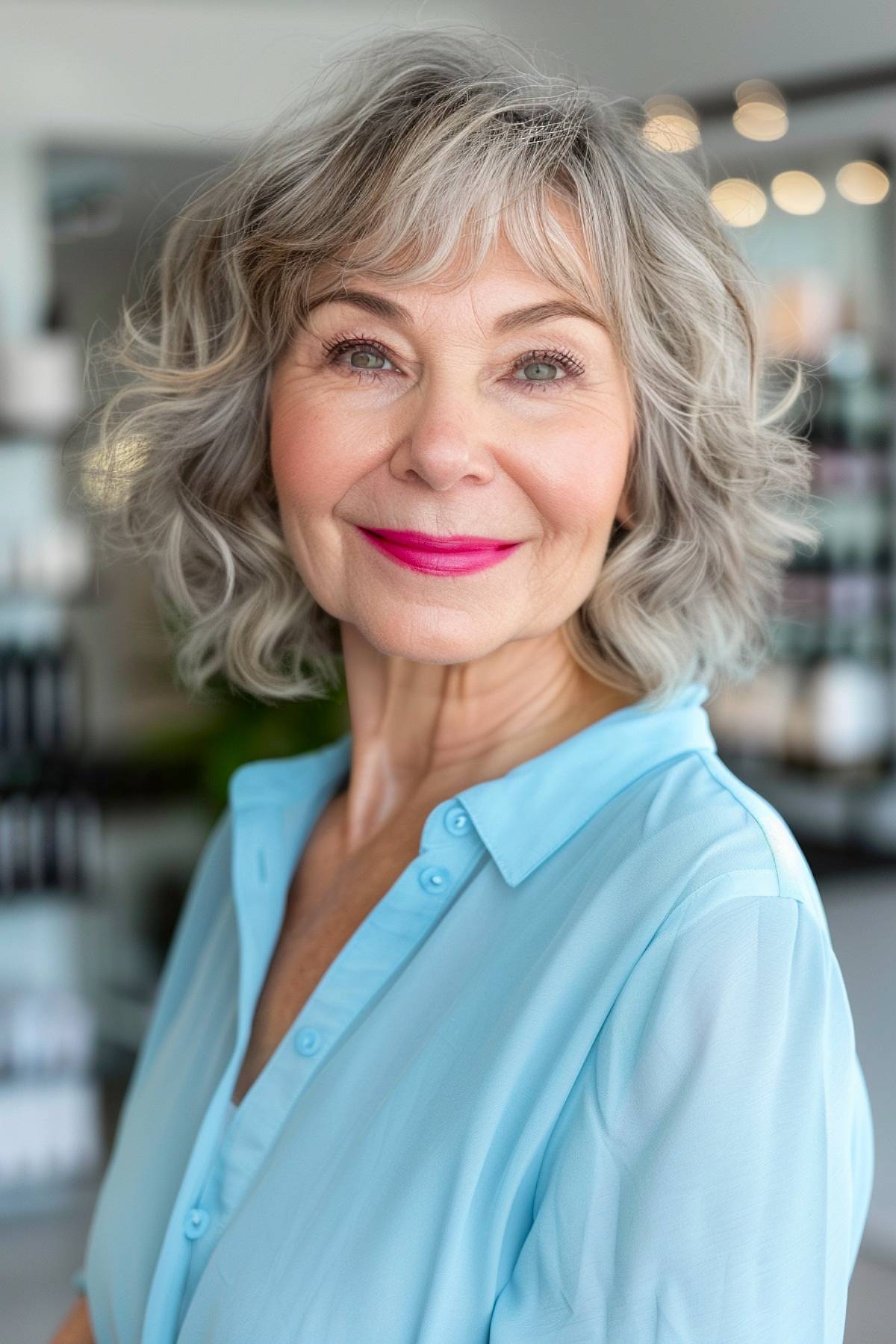 15+ Gorgeous Hairstyles with Bangs for Older Women in 2025