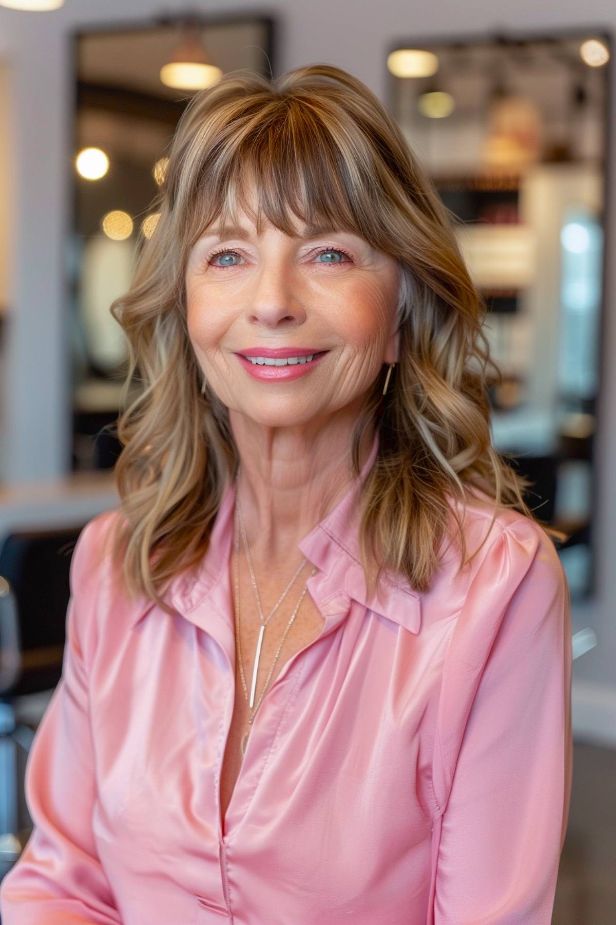 15+ Gorgeous Hairstyles with Bangs for Older Women in 2025