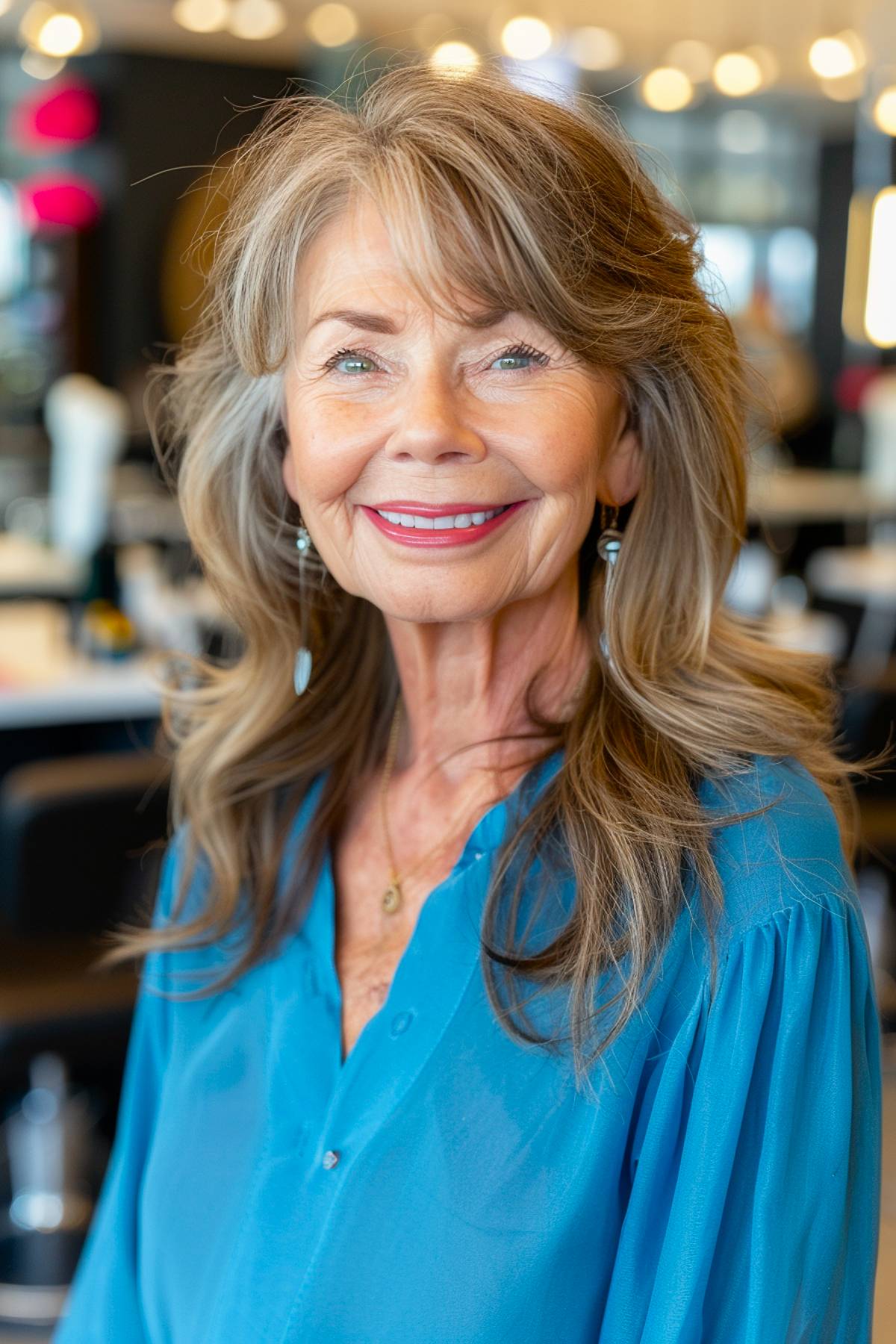 15+ Gorgeous Hairstyles with Bangs for Older Women in 2025
