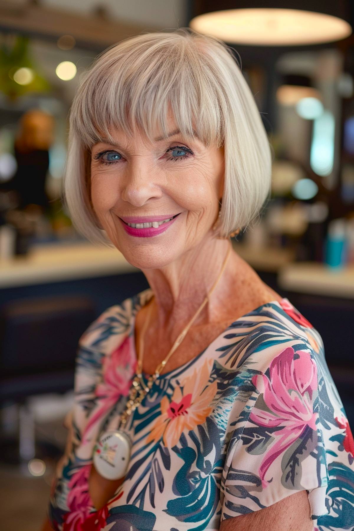15+ Gorgeous Hairstyles with Bangs for Older Women in 2025