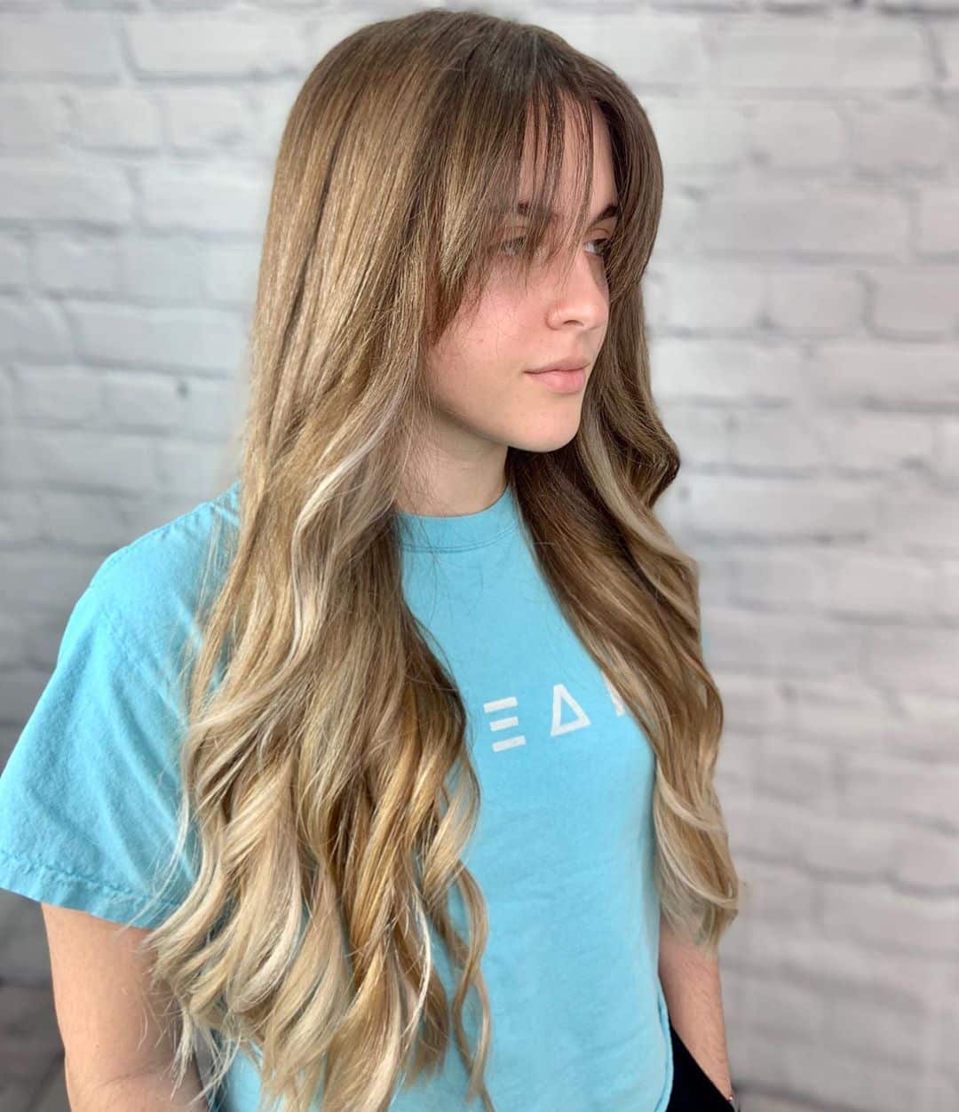 60 Adorable Methods to Achieve Long Hair with Bangs