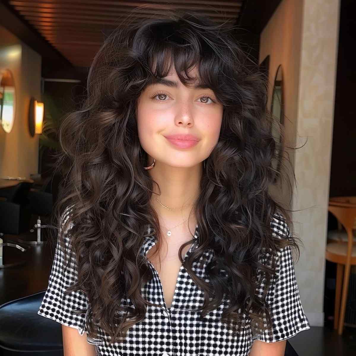 60 Adorable Methods to Achieve Long Hair with Bangs