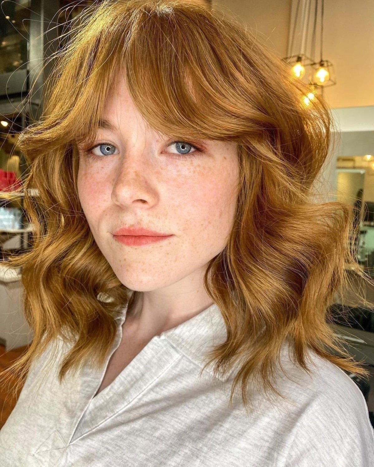 60 Adorable Methods to Achieve Long Hair with Bangs