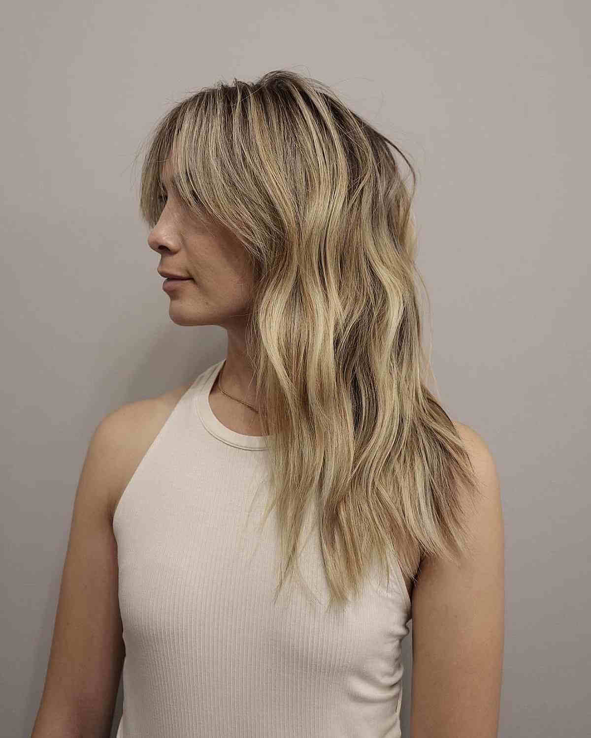 60 Adorable Methods to Achieve Long Hair with Bangs