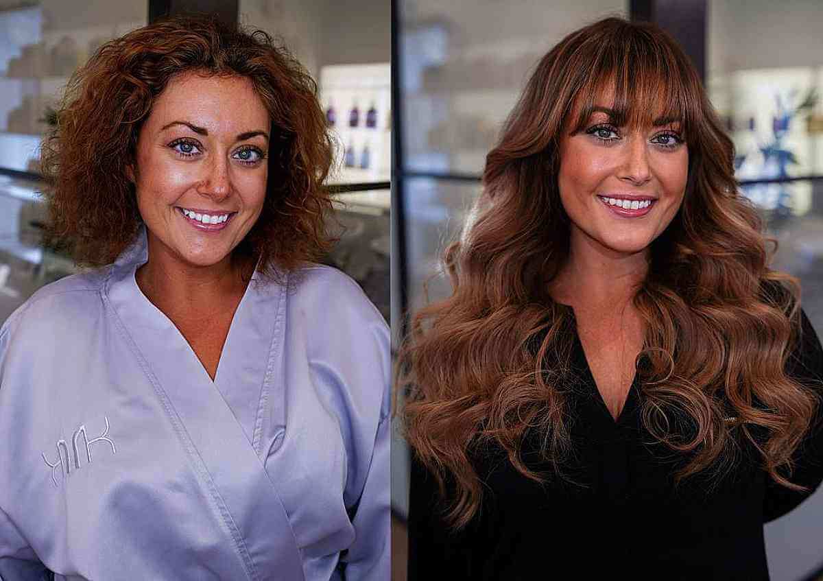 60 Adorable Methods to Achieve Long Hair with Bangs
