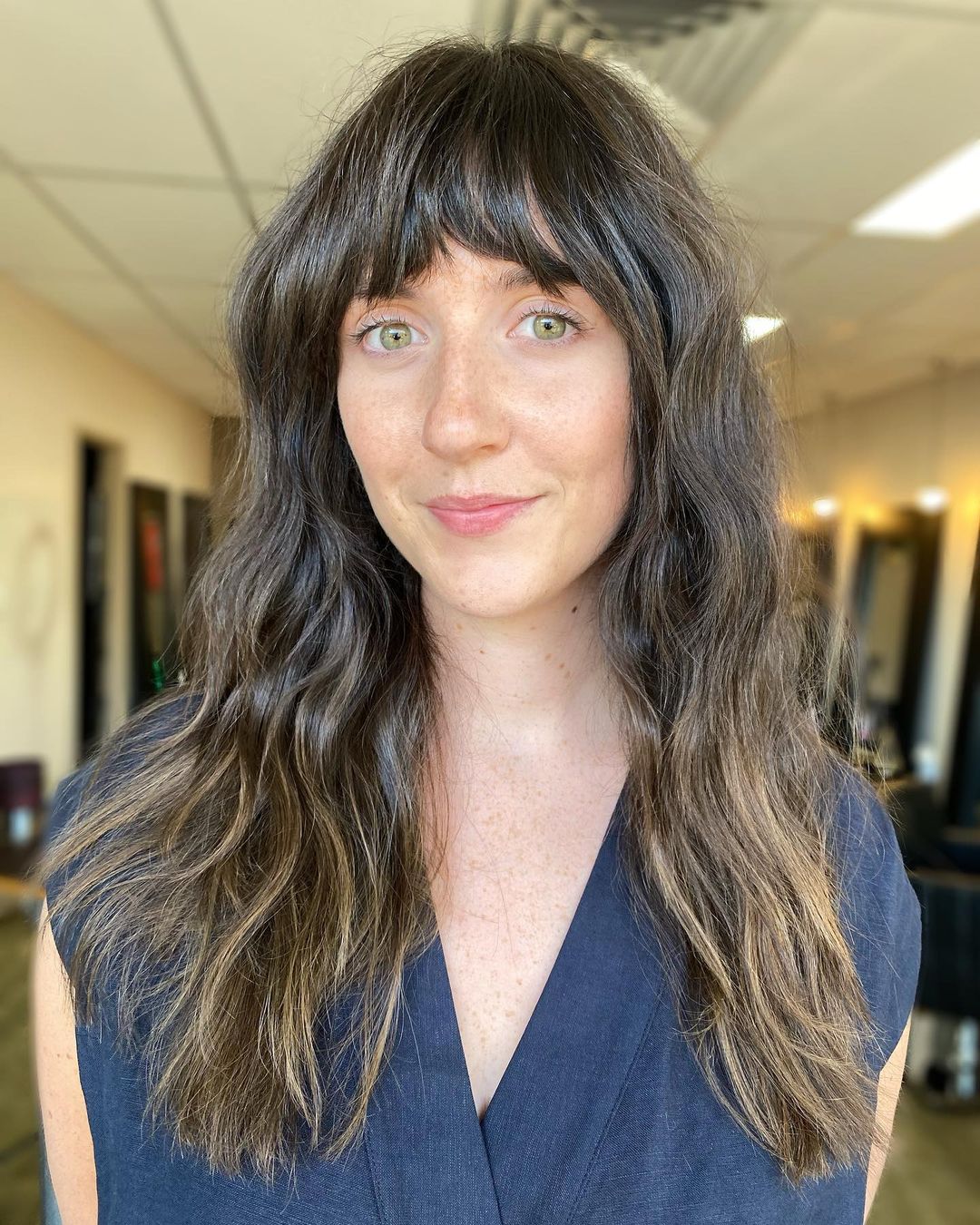 60 Adorable Methods to Achieve Long Hair with Bangs