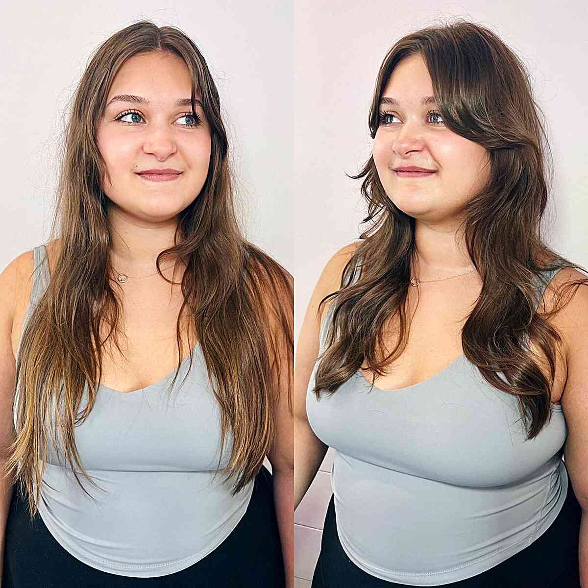32 Most Flattering Long Hairstyles for Round Face Shapes