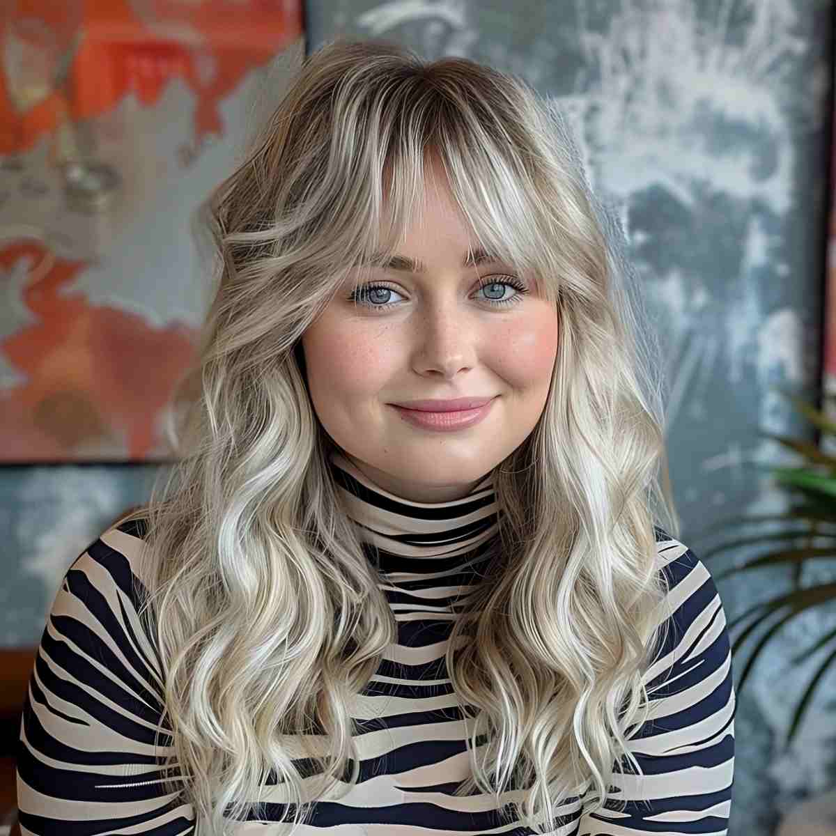 32 Most Flattering Long Hairstyles for Round Face Shapes