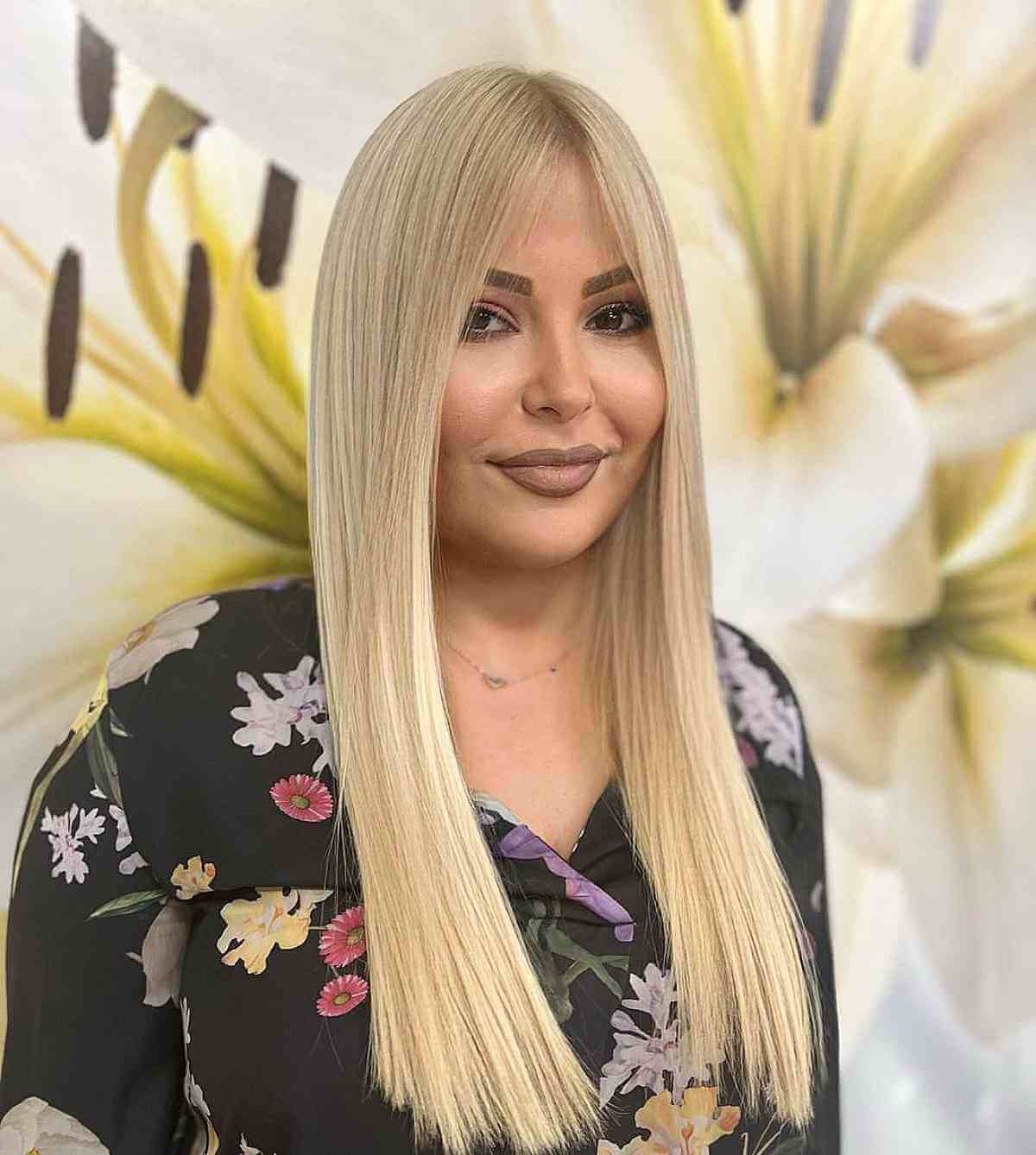 32 Most Flattering Long Hairstyles for Round Face Shapes
