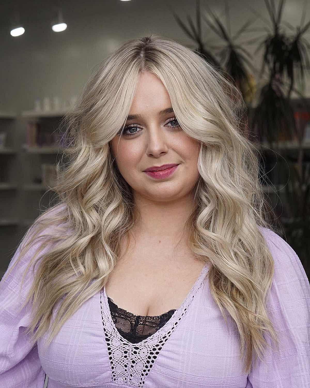 32 Most Flattering Long Hairstyles for Round Face Shapes