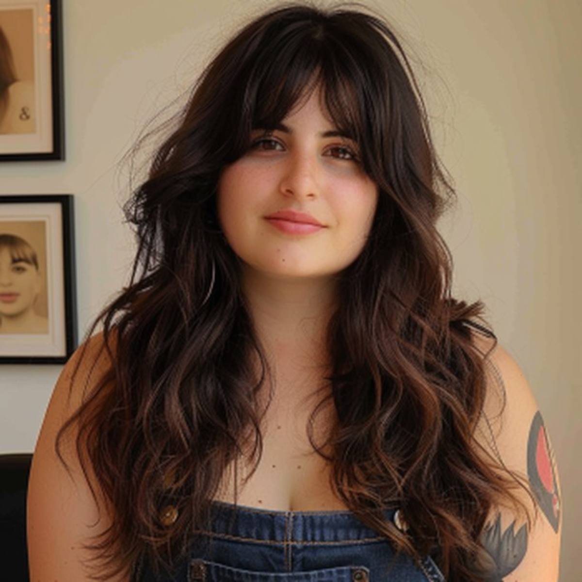 32 Most Flattering Long Hairstyles for Round Face Shapes