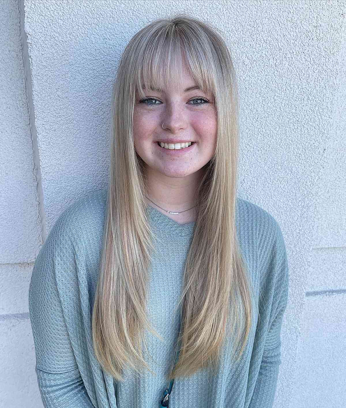32 Most Flattering Long Hairstyles for Round Face Shapes