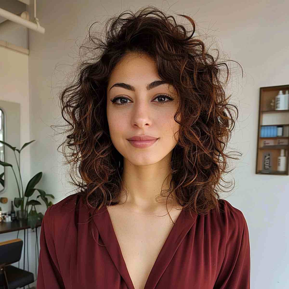 76 Top Shoulder-Length Curly Haircuts &amp; Styles for 2025