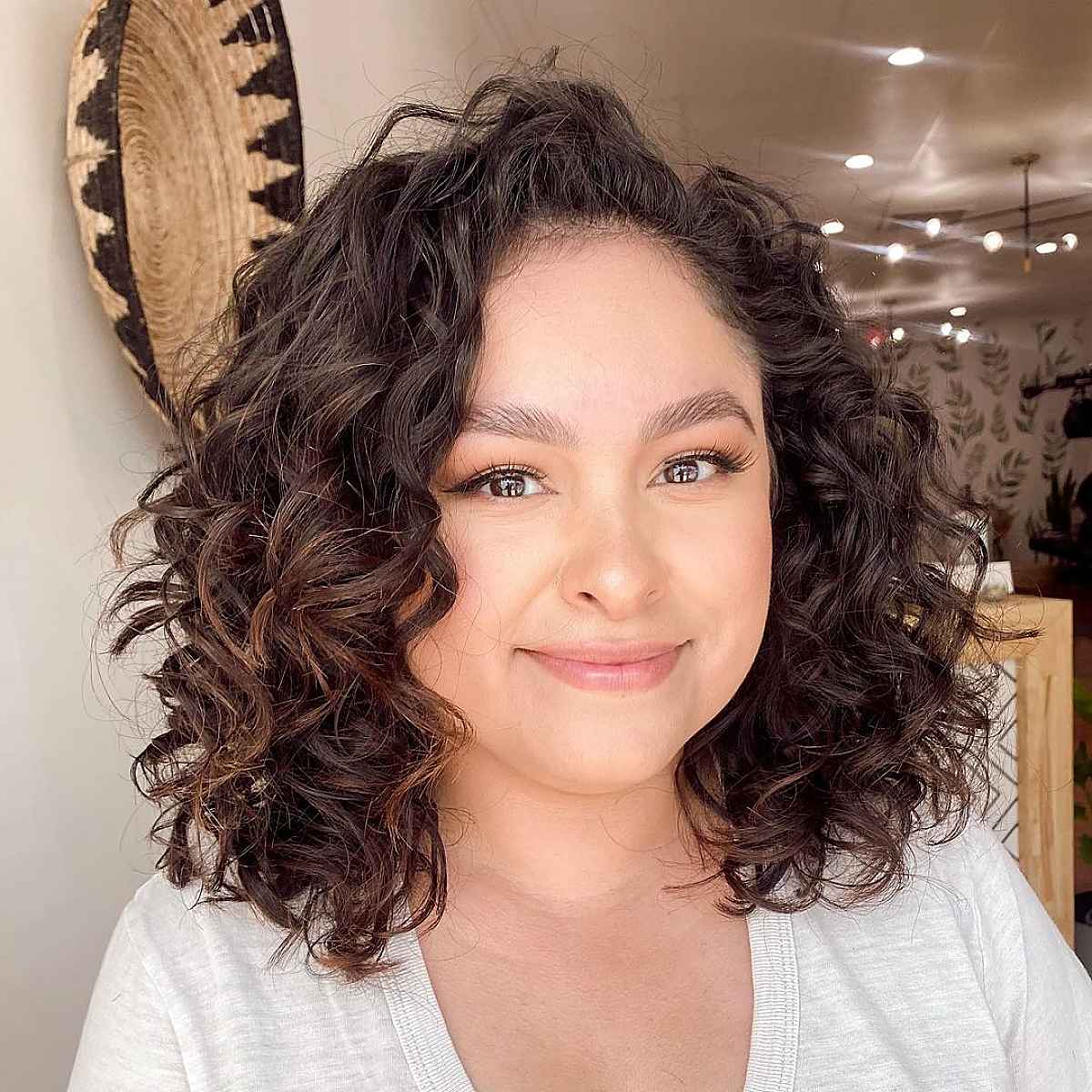 76 Top Shoulder-Length Curly Haircuts &amp; Styles for 2025