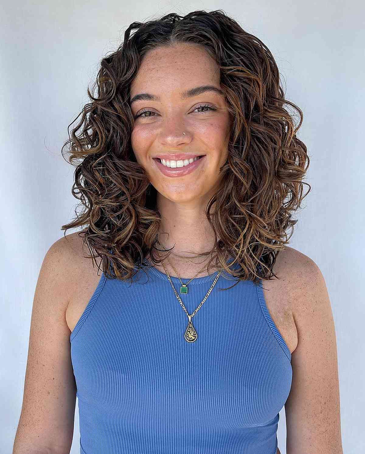 76 Top Shoulder-Length Curly Haircuts &amp; Styles for 2025
