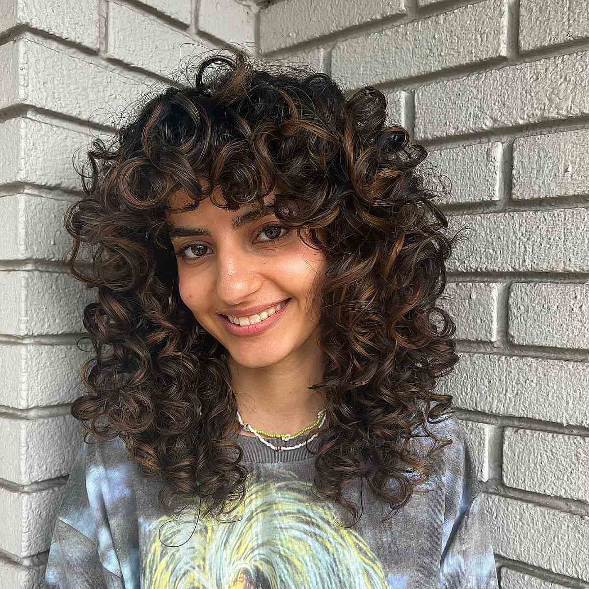 76 Top Shoulder-Length Curly Haircuts &amp; Styles for 2025