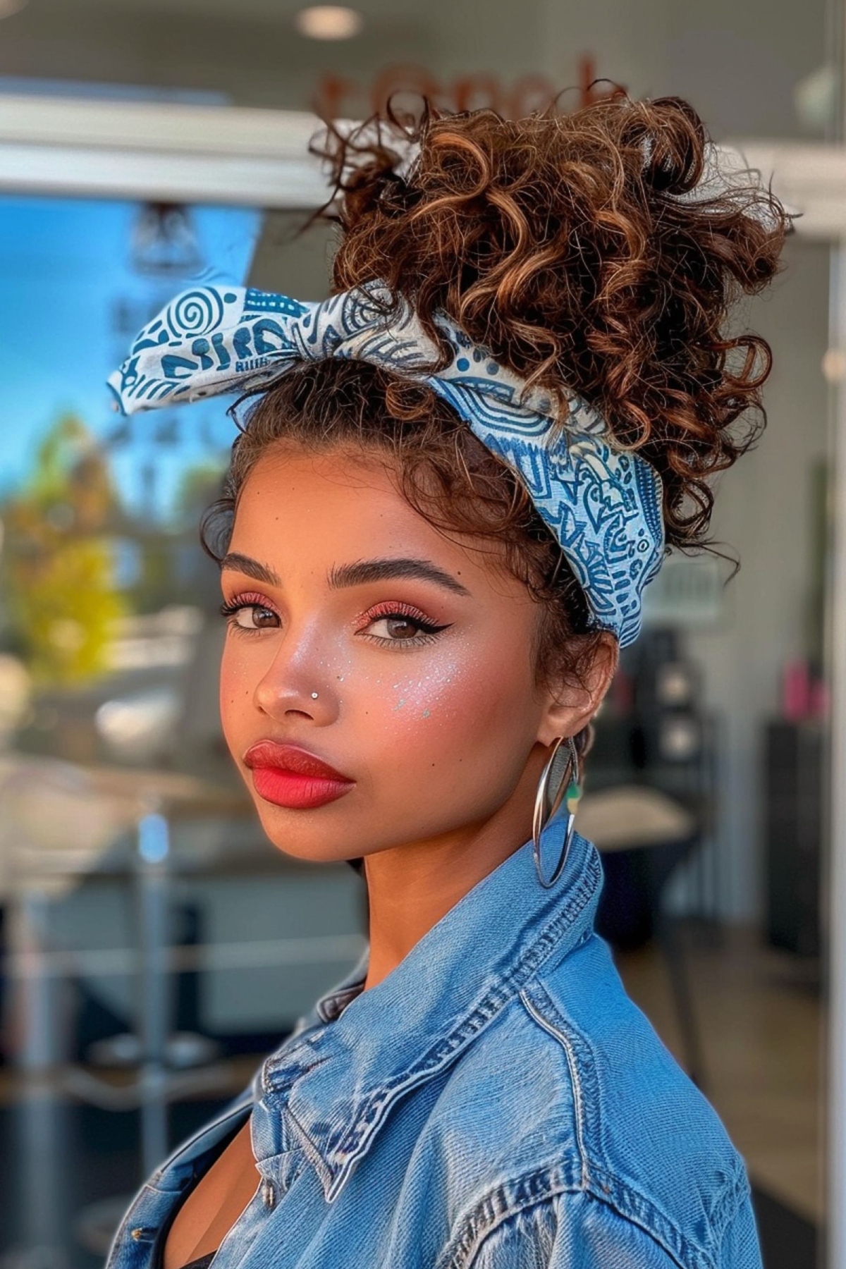 76 Top Shoulder-Length Curly Haircuts &amp; Styles for 2025
