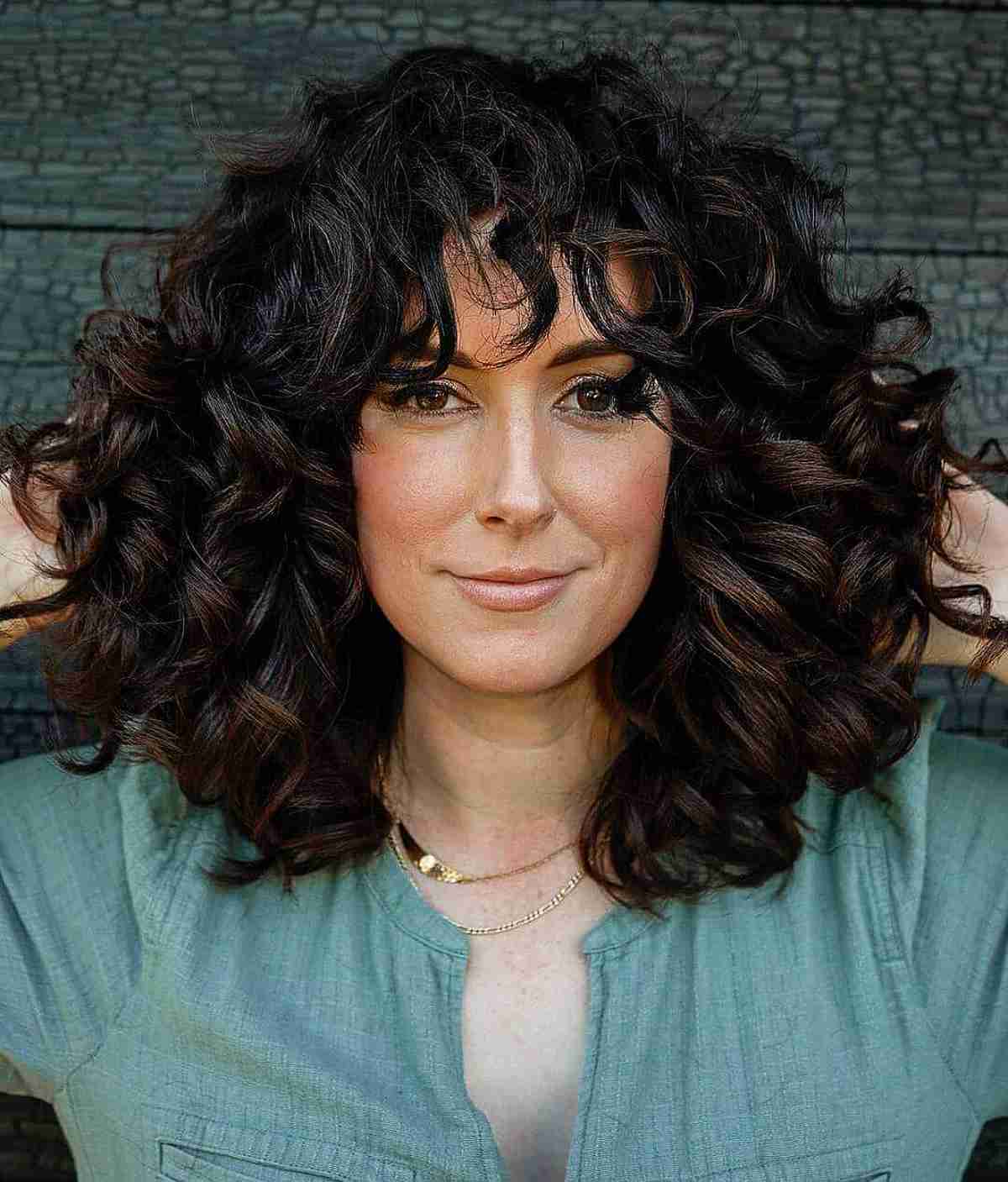 76 Top Shoulder-Length Curly Haircuts &amp; Styles for 2025