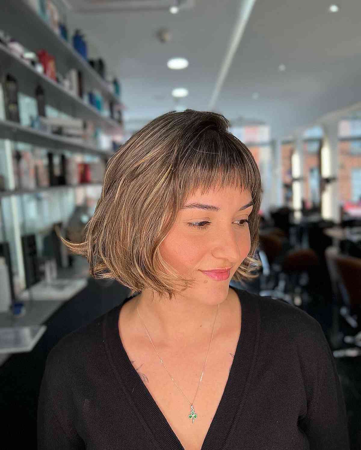 55 Adorable Short Bangs Making Waves in 2025