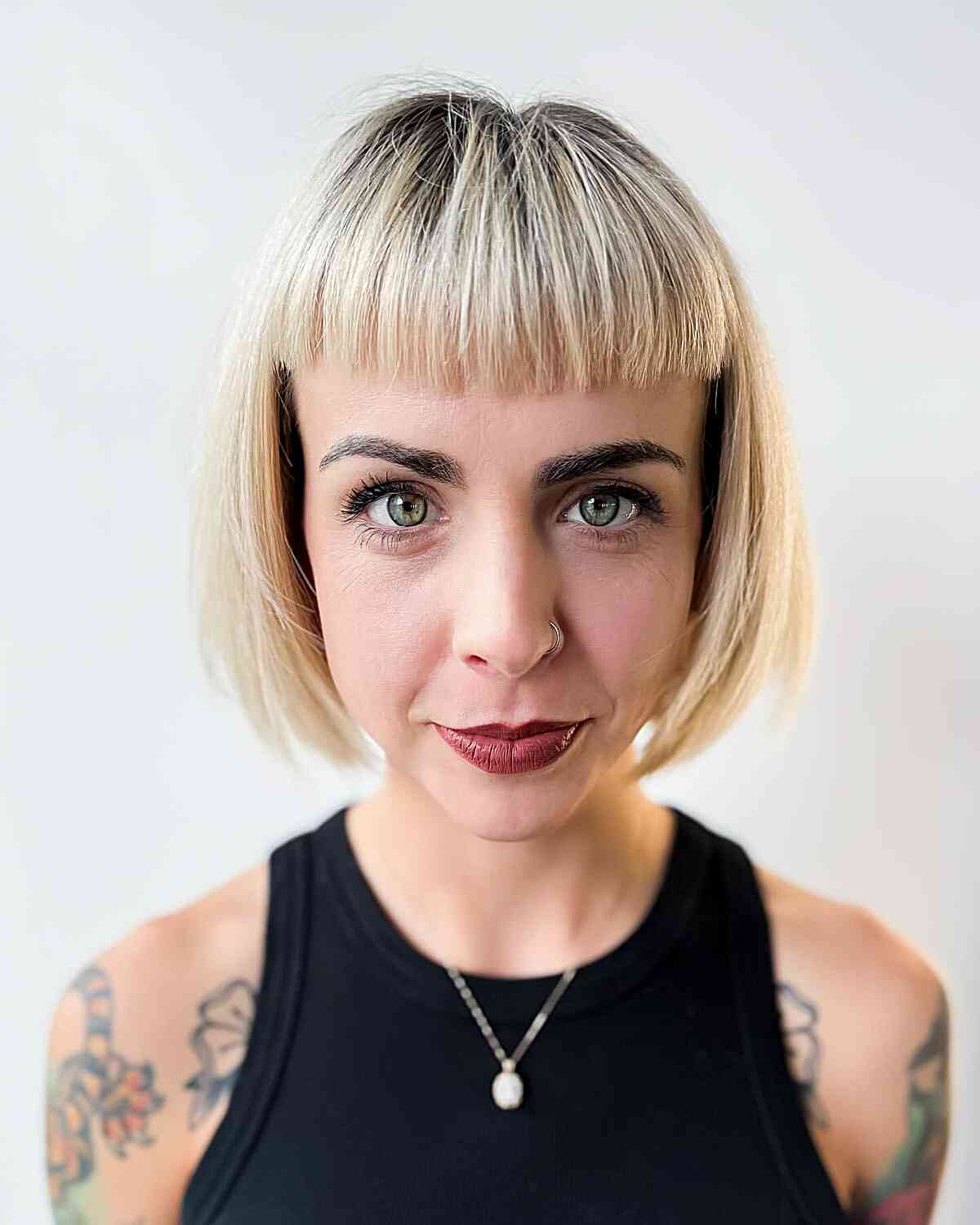 55 Adorable Short Bangs Making Waves in 2025