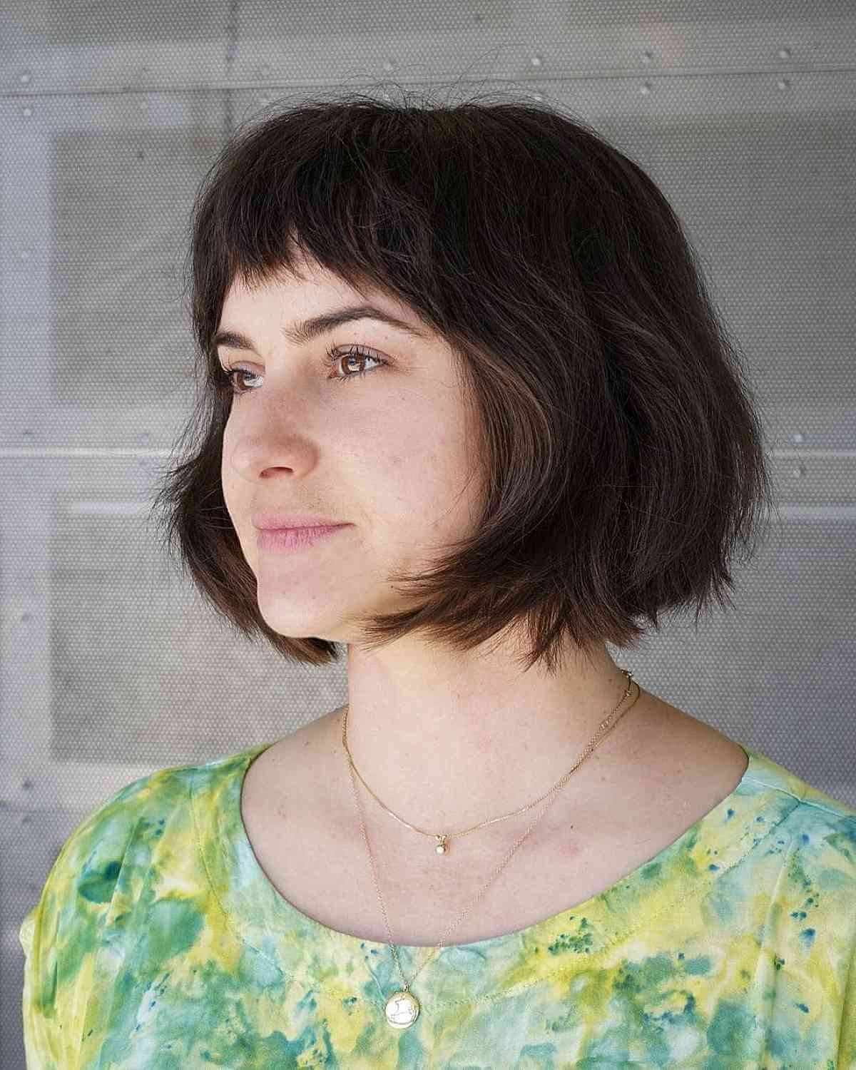 55 Adorable Short Bangs Making Waves in 2025