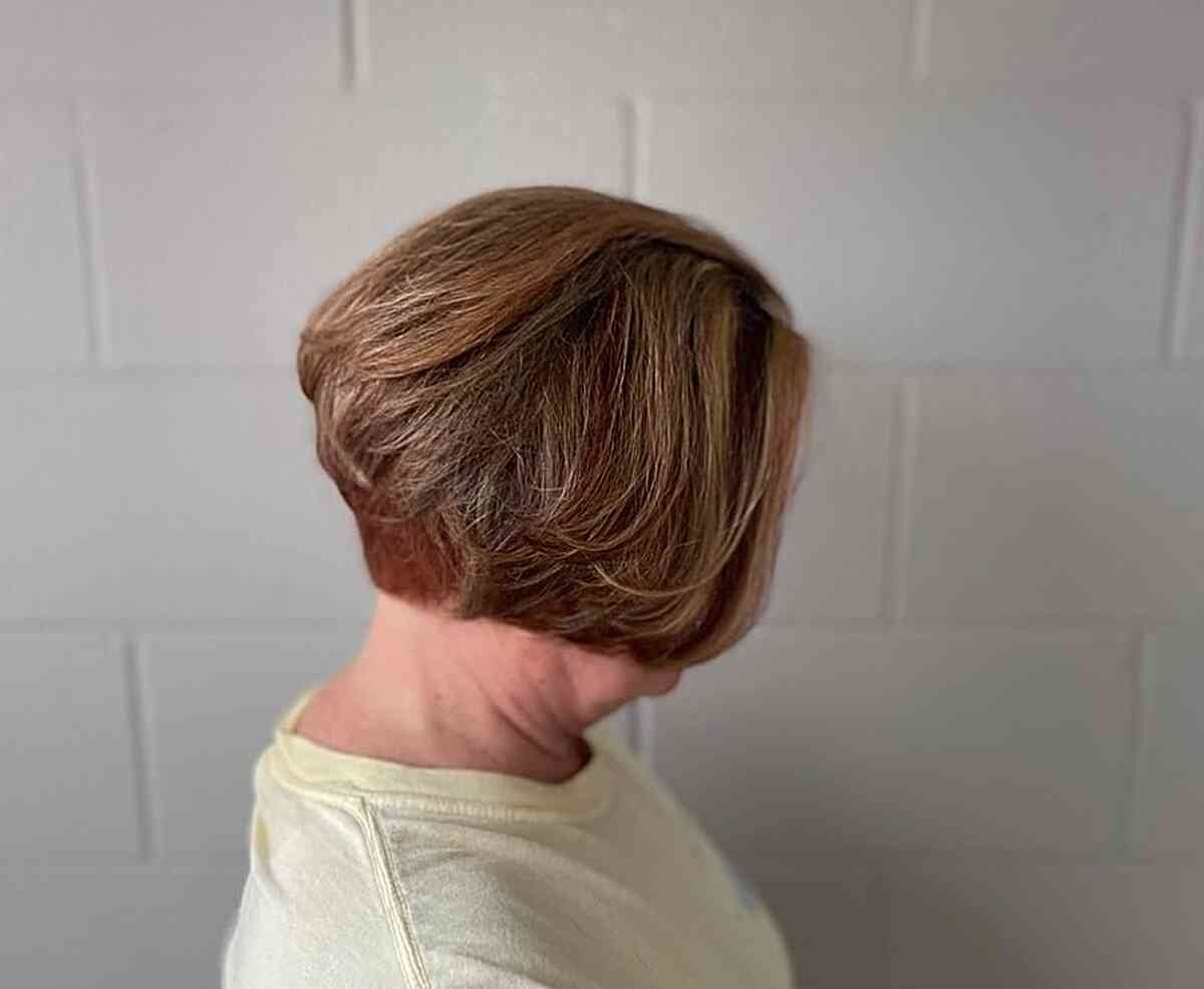 Here Are 25 Older Women Who Perfectly Pull Off The Modern “Wedge Cut” With Style