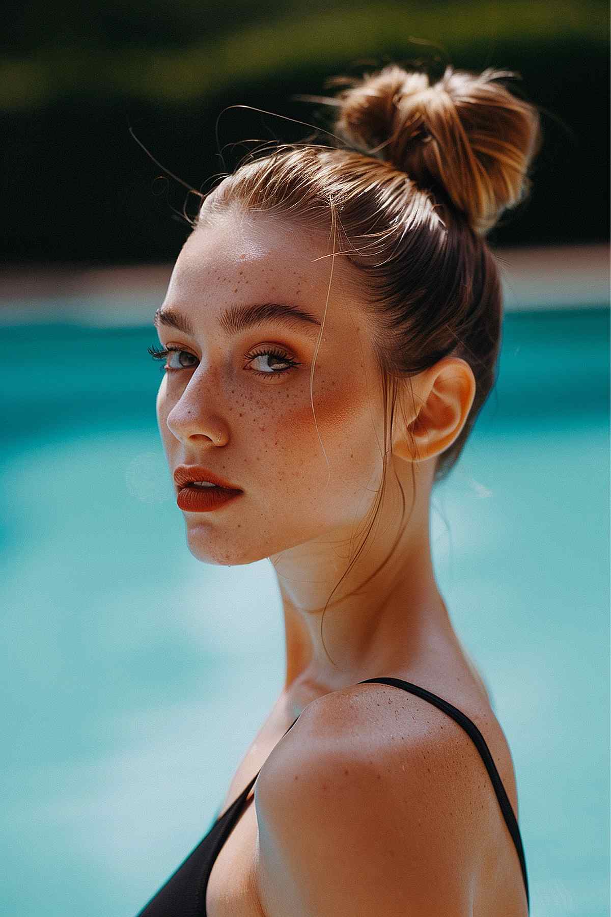 20 Perfect Pool Hairstyles That Are Cute &amp; Practical in 2025